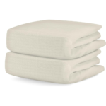 Newton Baby Fitted Crib Sheet 2-Pack, Organic Cotton - Oatmeal