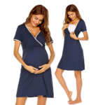 Ekouaer Nursing Nightgown Delivery and Labor Gown