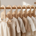 Beautiful Wooden Baby Closet Dividers Set of 7