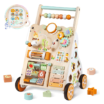 Wooden Baby Walker, Montessori Push Walker