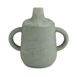 Aiko silicone cup with sippy lid