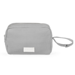 TOILET CASE LITTLE BLOOM VICHY GREY