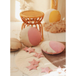 “Soft Pink Dust” Velvet Garland with Stars