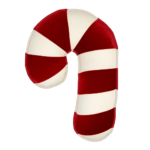 “Red Lollipop” christmas Patchwork Pillow, best gift for holidays