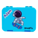 Bonbon - Personalized Prime 4-6 Compartment Leakproof Lunchbox - Skater Astro